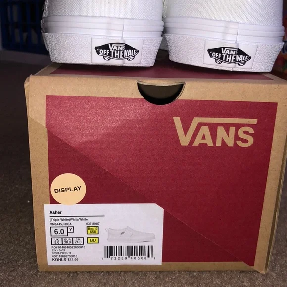 Vans | Shoes | White Slipon Vans Original Packing Never Worn  display picture 3
